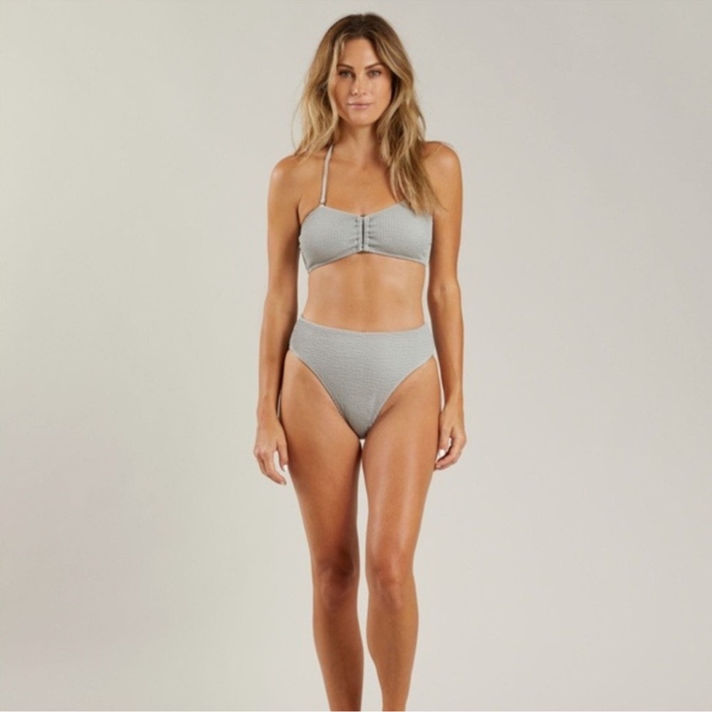 Rylee + Cru | Gray Bikini Set